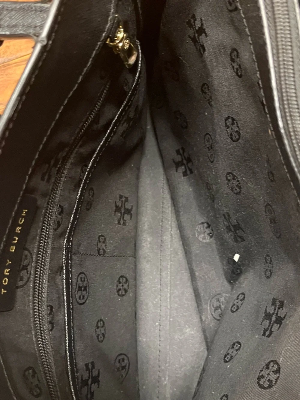 Tory Burch York buckle leather tote